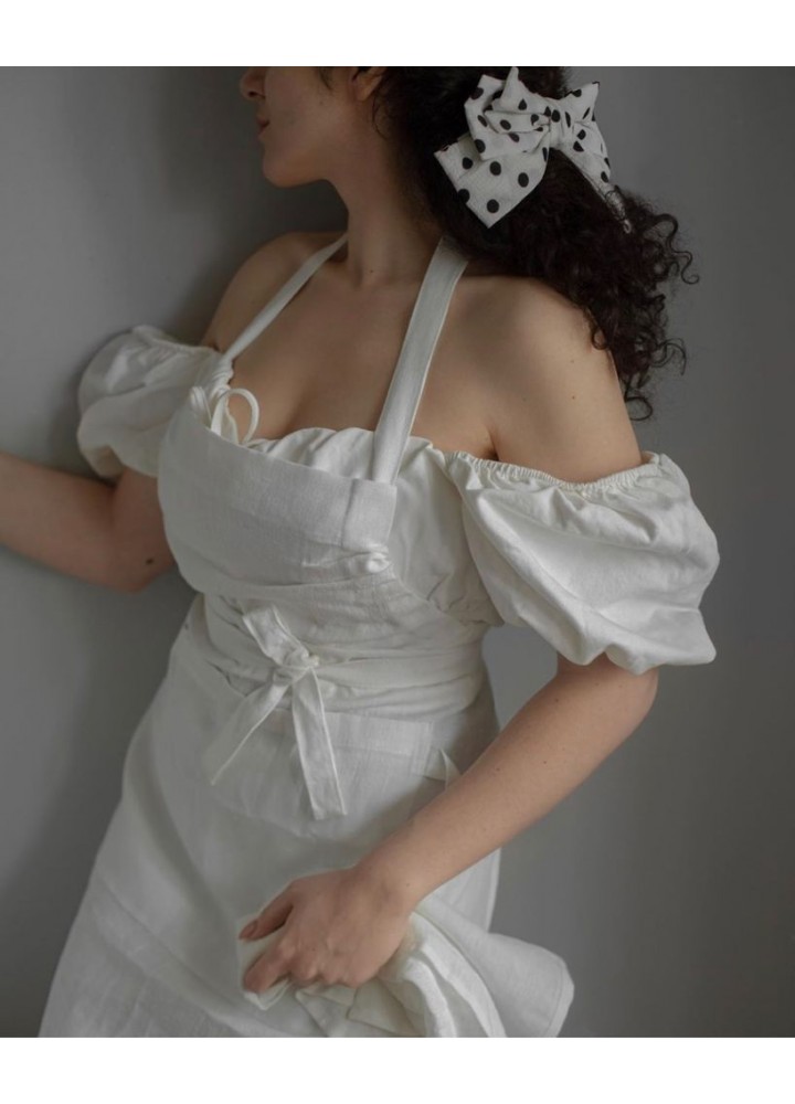 Фартук из льна "Кухарка" Фартук из льна "Кухарка"