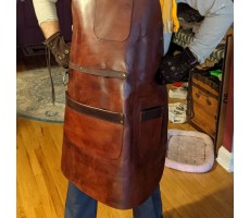 the apron is gorgeous, and very well made. I love it. 